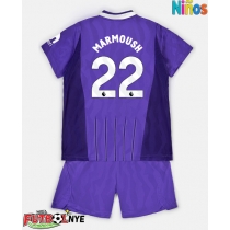 Camiseta Tottenham Hotspur Omar Marmoush #22 Tercera Equipación para niños 2026-27 manga corta (+ pantalones cortos)